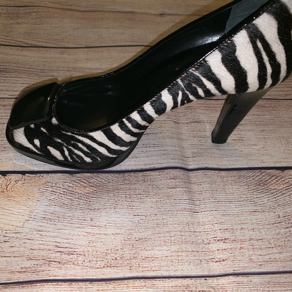 Ann Taylor Size 7 Platform open toe pumps - Picture 8 of 8